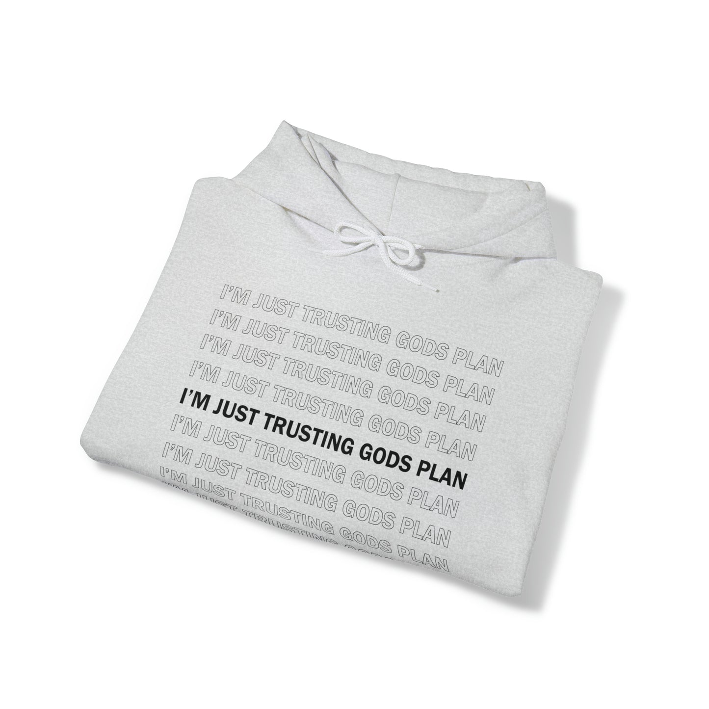 I'm Just Trusting Gods Plan Hooded Sweatshirt