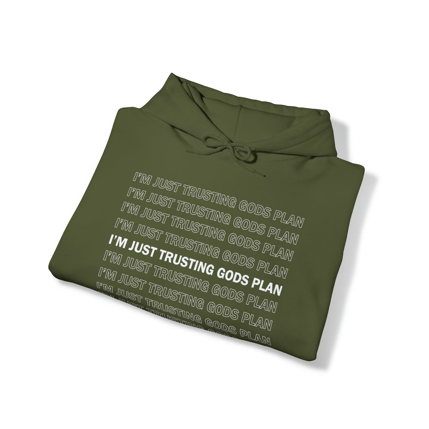 I'm Just Trusting Gods Plan Hooded Sweatshirt