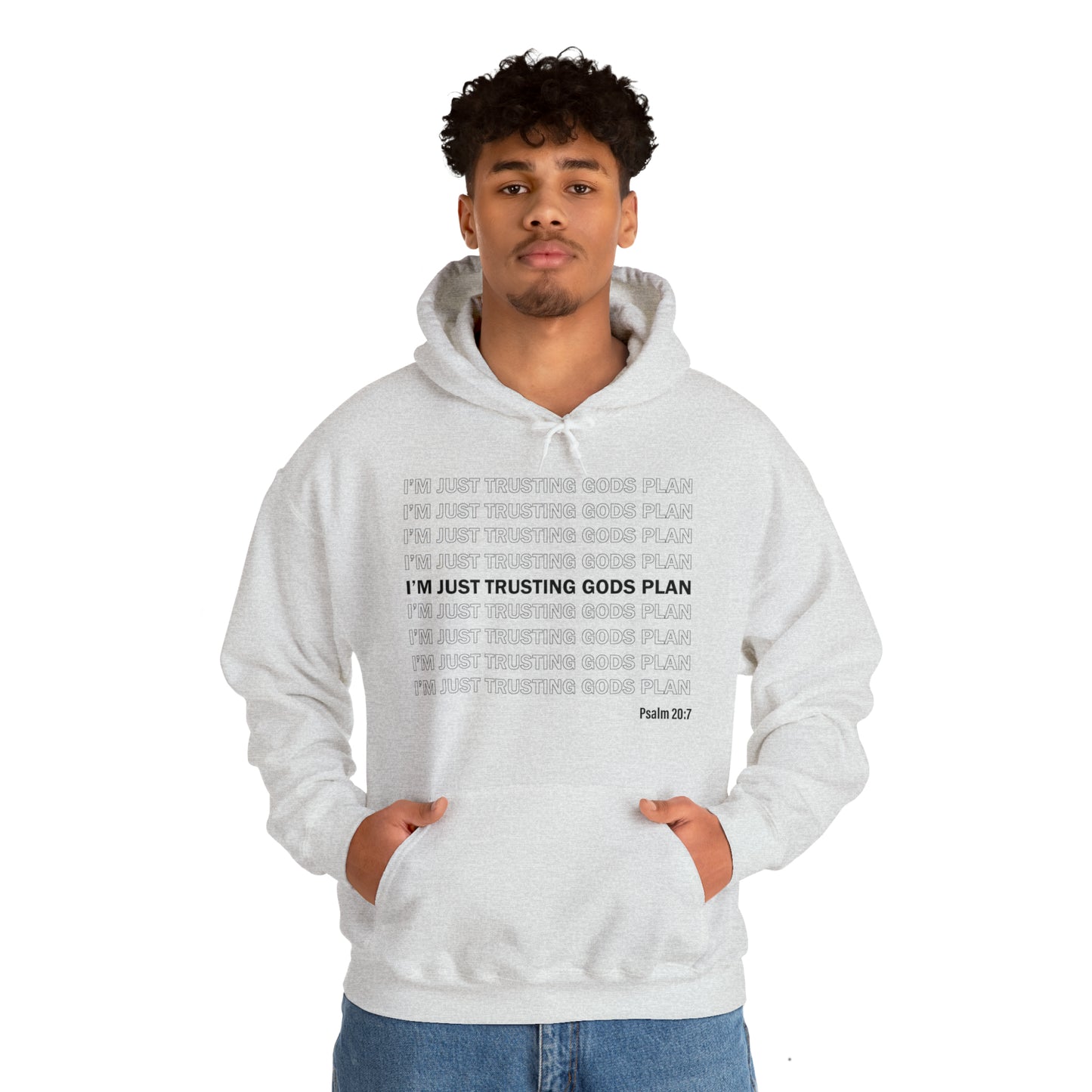 I'm Just Trusting Gods Plan Hooded Sweatshirt