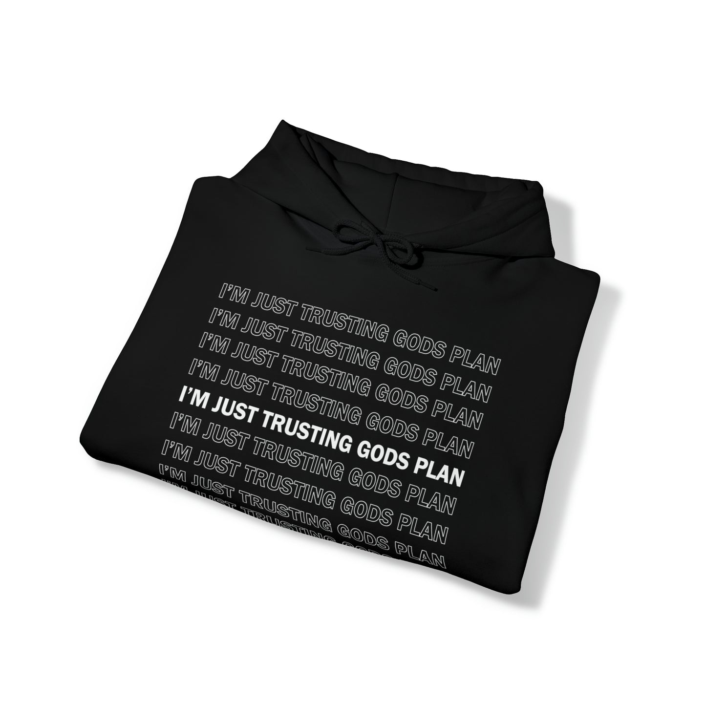 I'm Just Trusting Gods Plan Hooded Sweatshirt